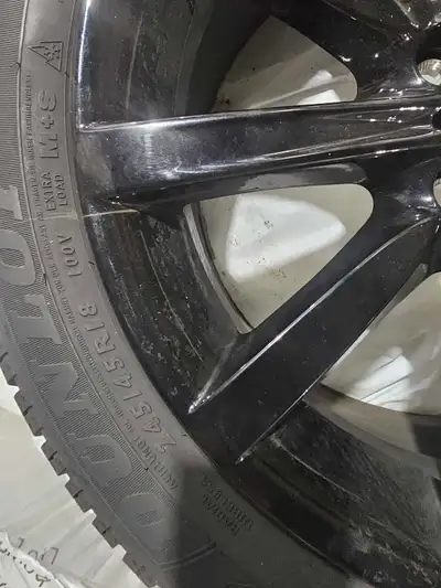 These wheels are BMW Style 350M (M Double Spoke) rims in an eye catching gloss black finish. These w...