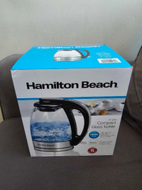 Hamilton Beach Glass Electric Tea Kettle, 1 L FIRM | FAST PU 