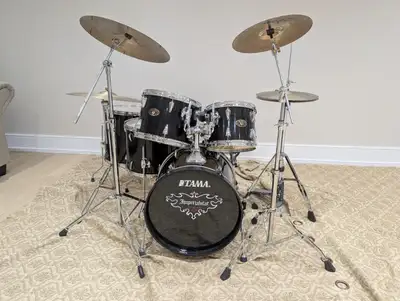 Tama Imperialstar 6-piece Drum Kit + Cymbals, Hardware, throne, View more