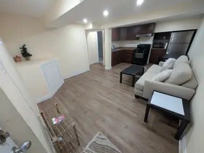 Furnished 1 bedroom Basement Apartment
