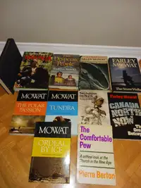 11- FARLEY MOWAT - TOP OF THE WORLD TRILOGY/ 3 assorted