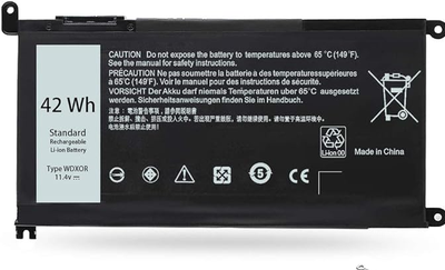【Dell Inspiron Battery Capacity】 3680mAh/42Wh, Voltage: 11.4V, Battery Type: Li-Polymer 【Dell Laptop...