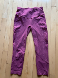 Lululemon Align 7/8th legging with pockets - dusty rose size 8