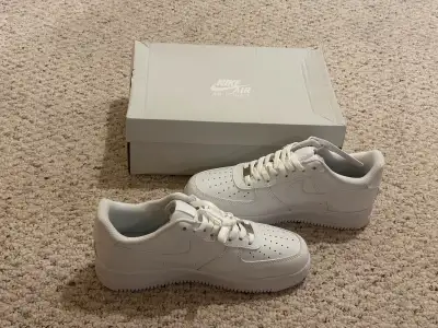 White Nike Air Forces BRAND NEW, View more