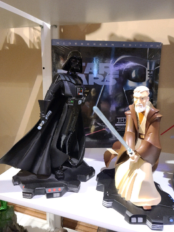 Star Wars Obi Wan Kenobi Darth Vader Maquette Statue A New Hope in Arts & Collectibles in Calgary