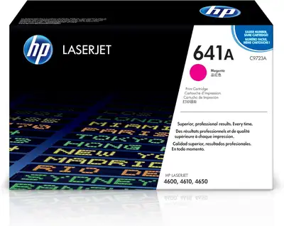 HP C9723A 641A Laser Toner Cartridge Magenta C9723A, View more