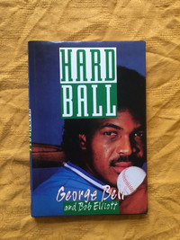 George Bell - Hard Ball (Signed book) (c) 1990