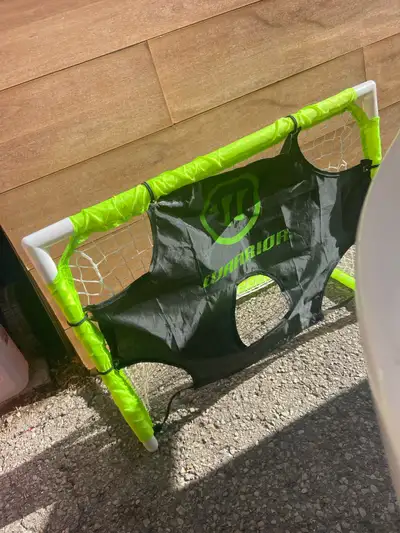 mini net & hockey stick , View more