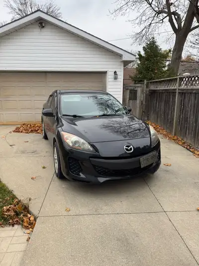 2013 Mazda 3, selling “as is” and unsatisfied. Great reliable car. Would need brakes and tires to pa...