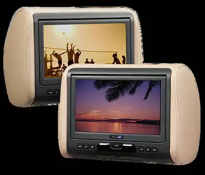 HEADREST DVD SYSTEM HDMI/MHL Input LED back-lit monitors for vibrant picture quality Switchable 16:9...