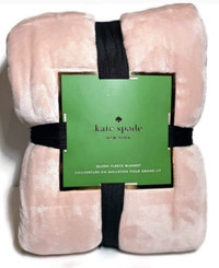 Brand New Kate Spade New York Queen/King Fleece Blanket