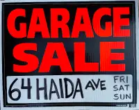 Huge craft supply and more garage sale!