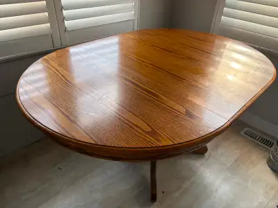 Free Oak Table. Must pick up., View more