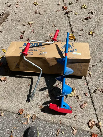 mora ice auger. new , View more
