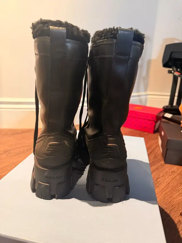 Prada Winter Boots Women’s Size 38 in Women's - Shoes in Markham / York Region - Image 4