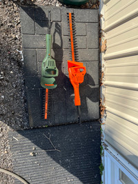 Electric hedge trimmers 