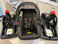 Graco snugRide snugLock 35 infant car seat with 2 bases