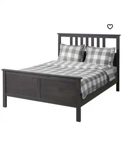 IKEA hemnes queen bed + wood slats Used in the guest room Already disassembled and ready to go (can...