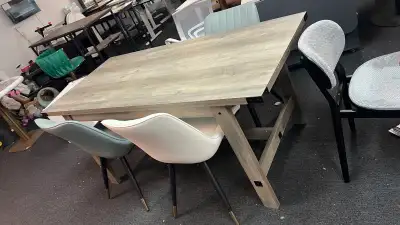 Heavy duty Farmhouse Dining Room Table for 6 Person, View more