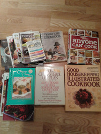 Several types of Cook Books
