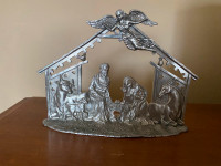 Seagull Pewter NATIVITY STANDING ORNAMENT LG RE012 Retail $200