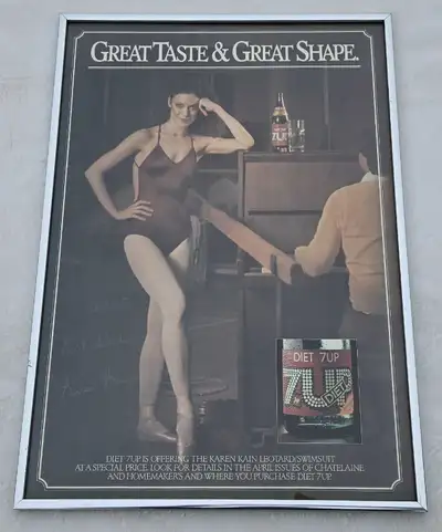 Signed Karen Kain Diet 7up Poster, View more
