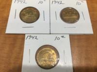 Canada 1942 tombac nickels