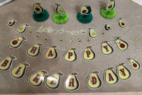 Avacado Birthday Themed Party Decor