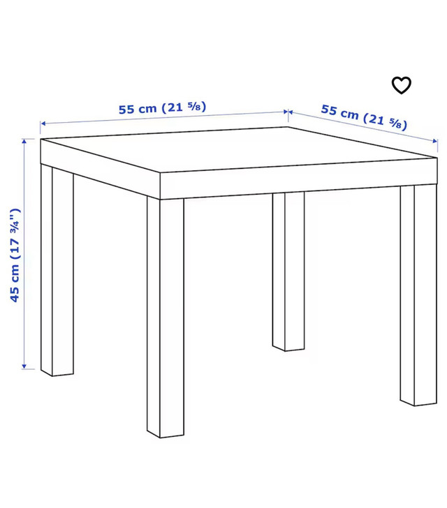 IKEA Black LACK side table  in Coffee Tables in City of Toronto - Image 4