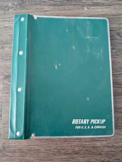 Parts catalog for Mazda Rotary Trucks. Dated 1973. Covers 1974-1977 model years. Used but very good...