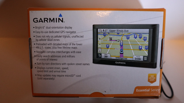 GARMIN NUVI 65LM GPS 6" TOUCH DISPLAY US MAPS ONLY in General Electronics in Markham / York Region - Image 2