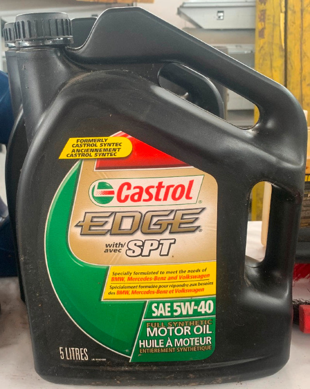 Castrol Edge w- SPT Synthetic Motor Oil (NEW) in Other Parts & Accessories in Strathcona County
