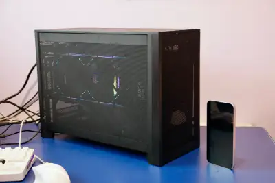 7800X3D+5060 Ti. SFF mATX desktop gaming PC. NEW. Not used. Mont, View more