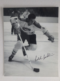 RALPH BACKSTROM  Montreal Canadiens Signed 8 x 10 Photo With COA