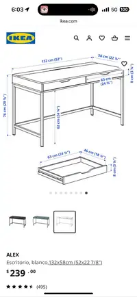 IKEA Alex desk