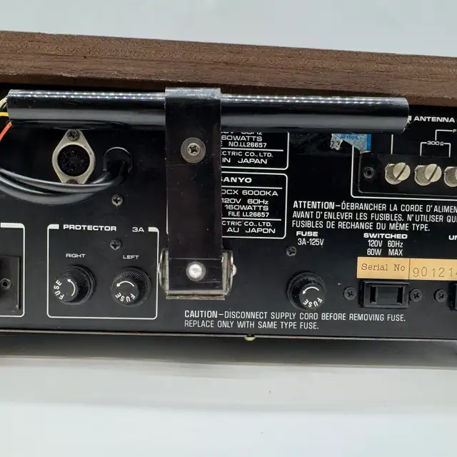 Sanyo DCX 6000KA Vintage Stereo Receiver Made in Japan  Working in General Electronics in City of Toronto - Image 9