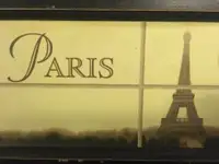 Wonderful Vintage Distressed Letter Box Rack PARIS Theme EIFFEL