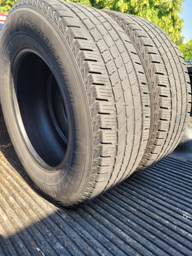 Kumho Tires,  2 used kumho tires, size 265 70r18 in Tires & Rims in Oshawa / Durham Region - Image 2