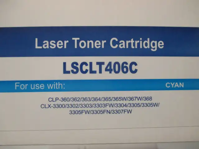 Samsung Laser CLT406 Original Toner Cartridge Combo BK/C/M/Y in Printers, Scanners & Fax in Stratford - Image 4