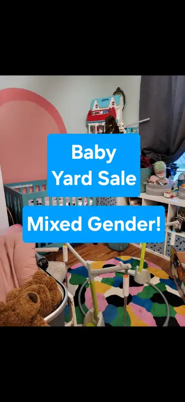 Yardsale at 39 Ordnance St. JULY 20 FROM 8-3pm Two household's of baby items. 0-12 clothing Breast p...