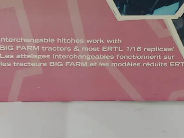 NEW IN BOX -ERTL's 1/16 THE BIG FARM-Tractor with J&M Grain Cart in Arts & Collectibles in London - Image 3