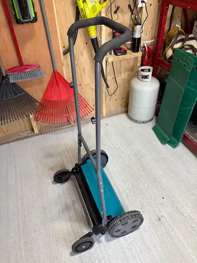 Yardworks 14” Reel Lawn Mower – , View more