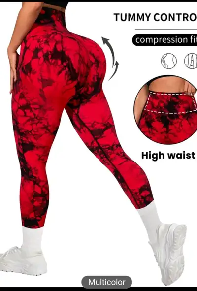 New Wideband Waist Sports Leggings. Size L Bought from Shein in November 2024 to wear this summer, u...