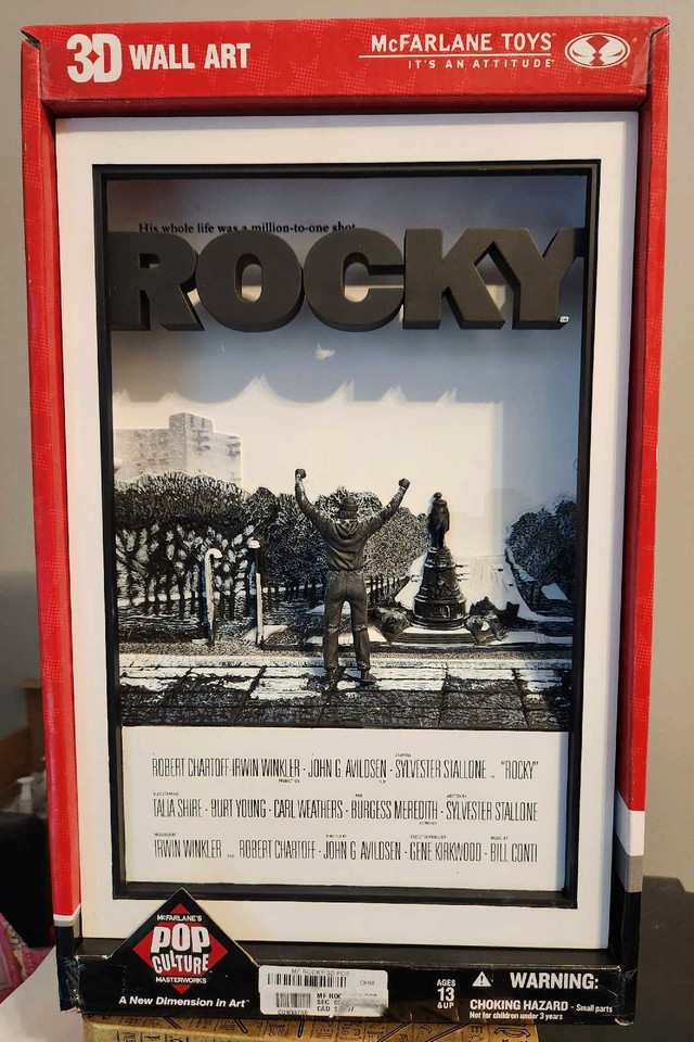 Rocky 3D Movie Poster by McFarlane in Arts & Collectibles in Kingston