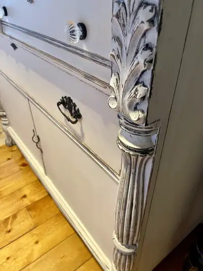 Restored&Refinished Antique OAK Buffet, Distressed & MUCH MORE!, View more