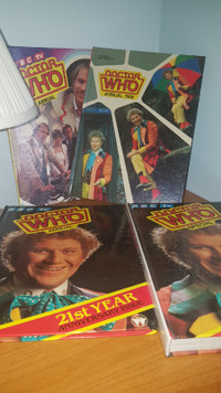 4 Doctor Who Annuals Hardcover