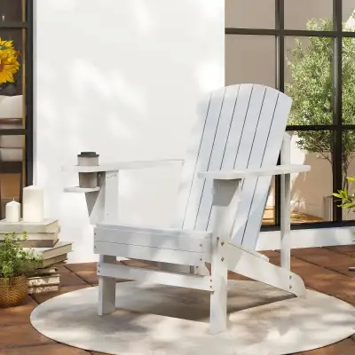 Classic Adirondack Chair Muskoka Chair, Garden Deck Chair with C, View more