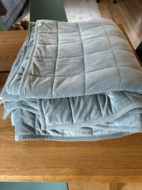 Weighted blanket - couverture lourde - queen 