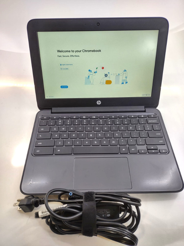 HP laptop Chromebook 11 G5 N3060 1.60GHz 4GB 16GB SSD 11.6 WEBCA in Laptops in Kitchener / Waterloo