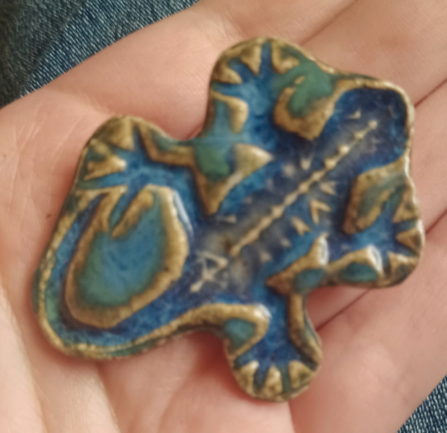 Clay lizard pin  in Jewellery & Watches in Charlottetown - Image 2